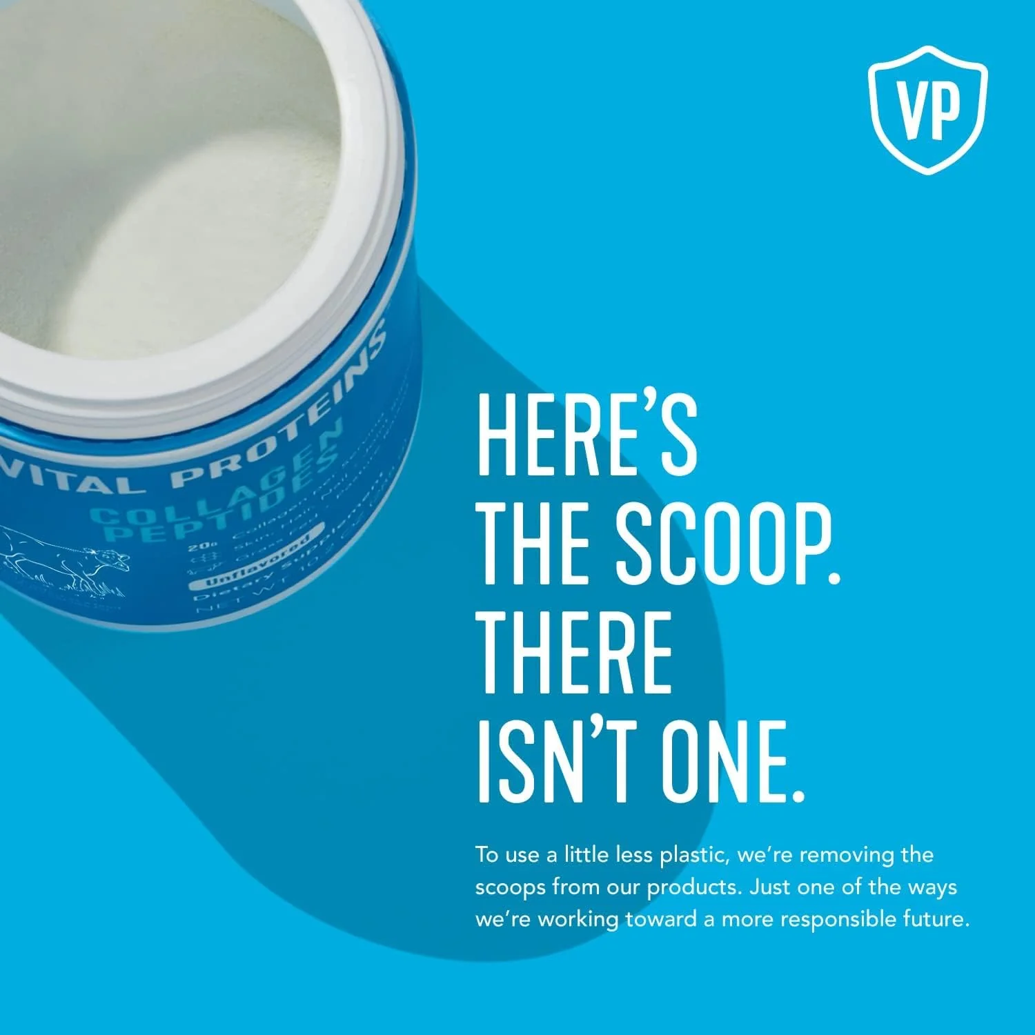 Vital Proteins Collagen Peptides Powder with Hyaluronic Acid and Vitamin C, Unflavored, 24 oz - Image 4