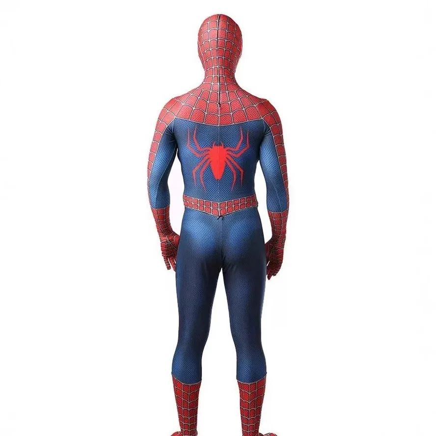 Costume Spandex Jumpsuit Halloween Cosplay Costumes Bodysuit Kids Head Cover Separation Party Set - Image 3