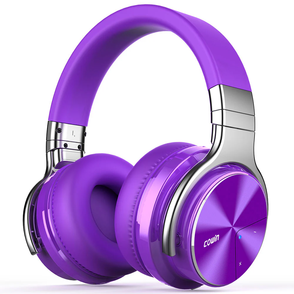 Cowin E7Pro[Upgraded] Active Noise Cancelling Bluetooth Headphones Wireless Bluetooth Headset Over Ear Stereo with Microphone - Image 7