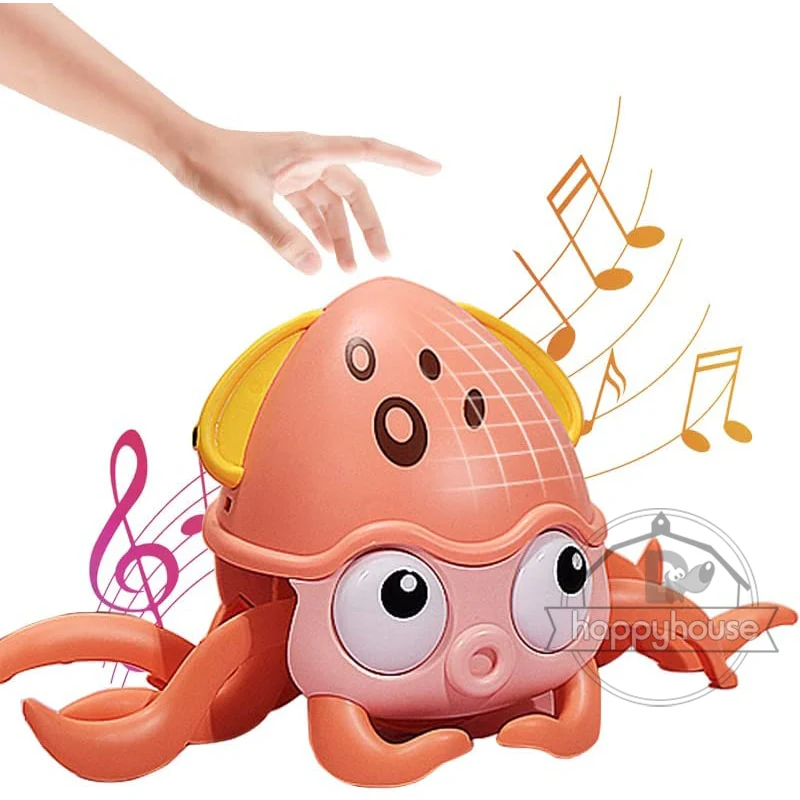 Crawling Crab Baby Toys with Music LED Light Up Musical Toys for Toddler Automatically Avoid Obstacles Interactive Toys for Kids - Image 10
