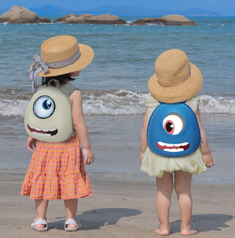 Crelander Kindergarten Cartoon School Bag Lightweight Waterproof Children Kids Backpack With LED Display - Image 5