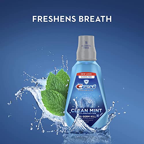Crest Pro-Health Multi-Protection Mouthwash, CPC Antigingivitis/Antiplaque Mouthwash, Clean Mint, 500 mL (16.9 Fl Oz ), Pack of 4 - Image 5