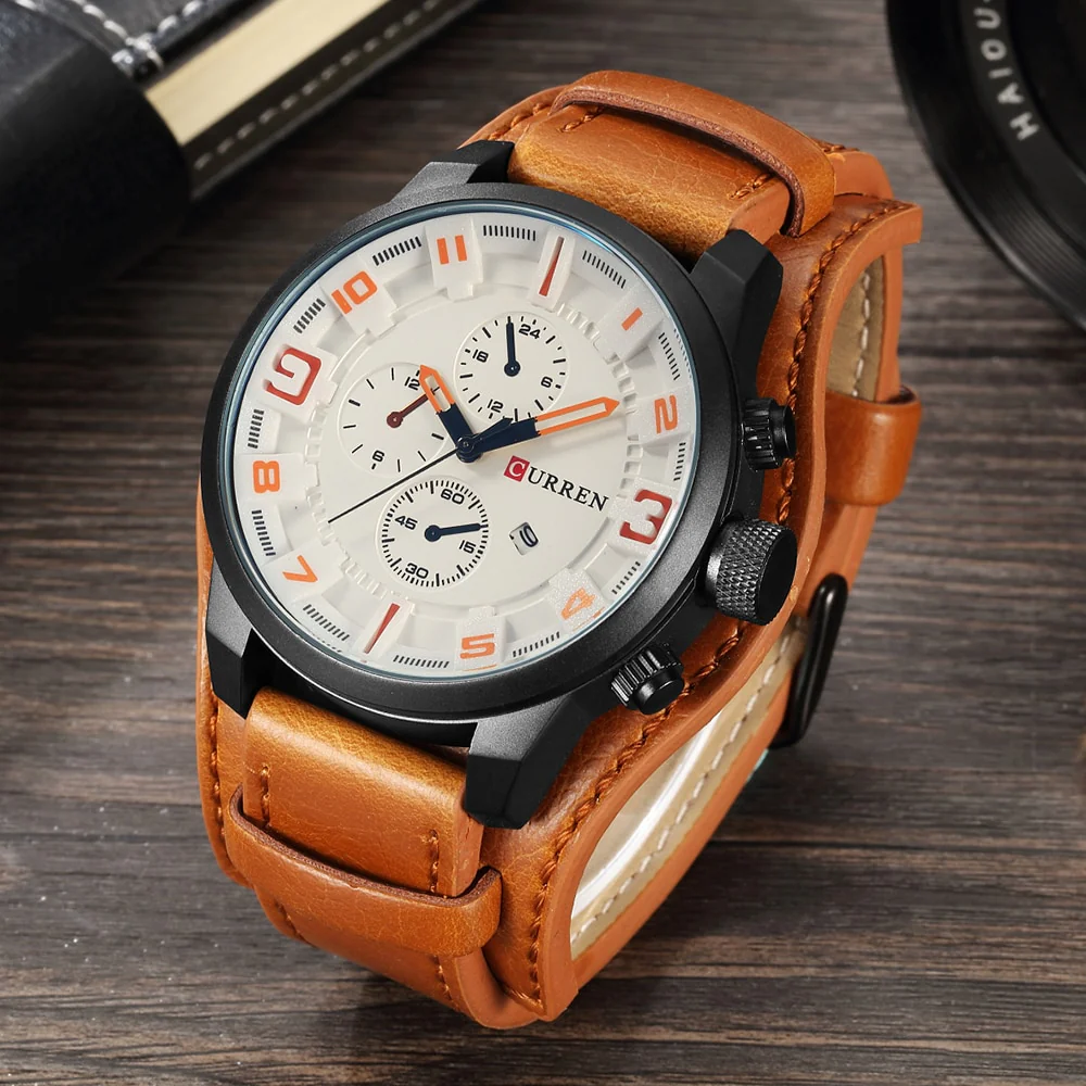 Curren Men Watches Man Clock 2018 Top Brand Luxury Army Military Steampunk Sports Male Quartz-Watch Men Hodinky Relojes Hombre - Image 13