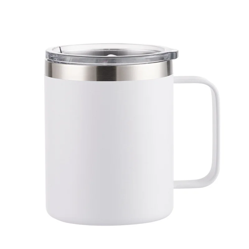 Custom Logo Name Stainless Steel Insulated Coffee Mug Tumbler with Handle 12 oz 360ml Tumbler Cup with Lid for Hot & Cold Drinks - Image 6
