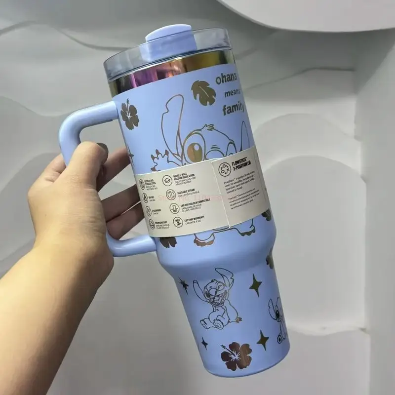 Cute 1180ml 40OZ Stainless Steel Insulated Cup 304 Stainless Steel Vacuum Insulated Car Coffee Cup Sports Outdoor Travel - Image 6
