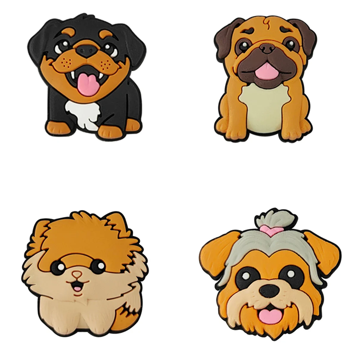 Cute Animals Dog Shoe Charms Pin for Crocs Accessories Charms Clogs Bubble Slides Shoe DIY Shoe Decoration Party Gift - Image 15