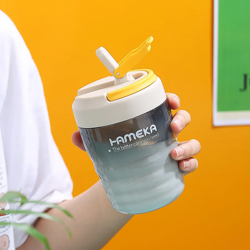 Cute Insulated Straw Cup - Leakproof 18/8 Stainless Steel Mug for Students, Beach, Office, Dishwasher Safe - Image 3