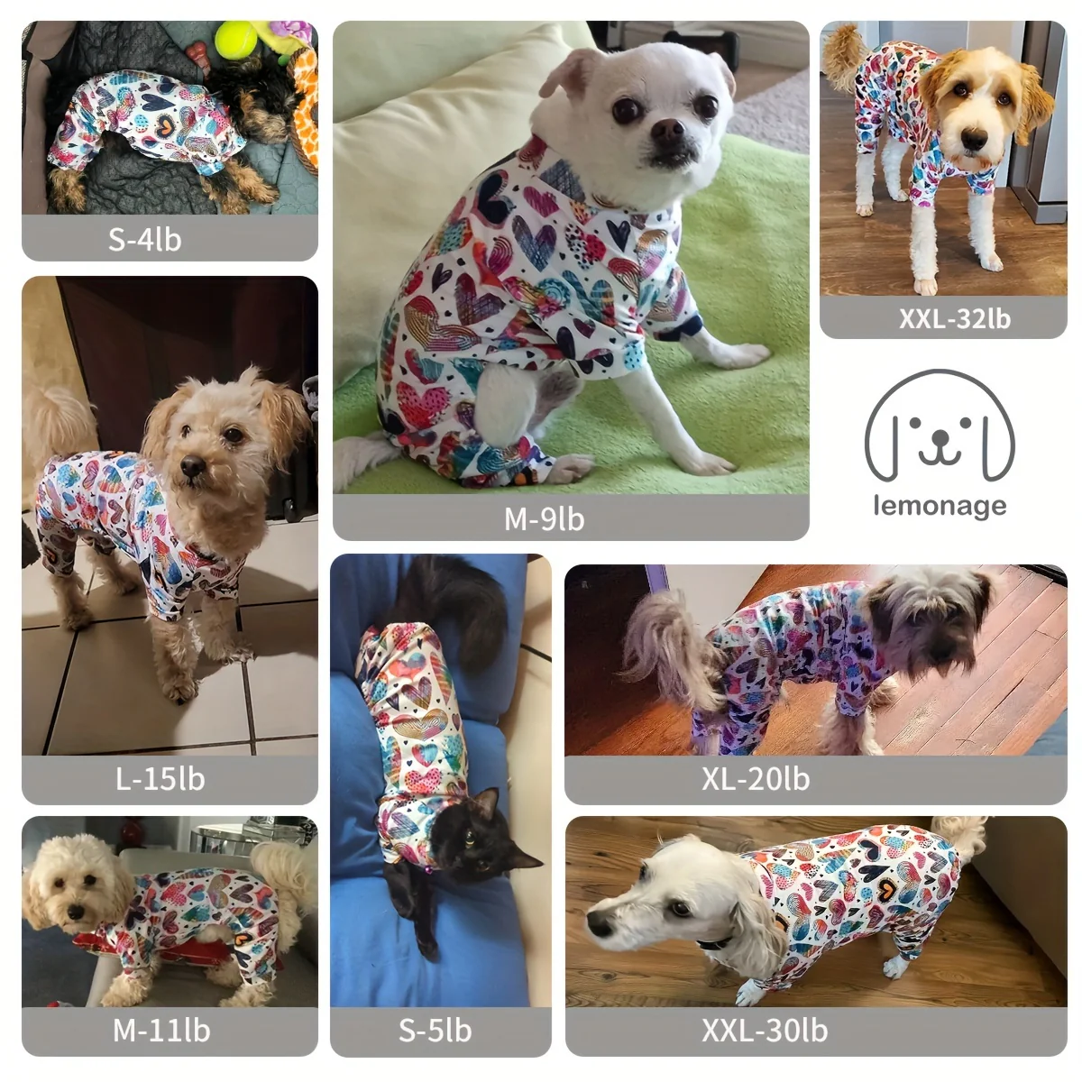 Cute Pet Pajamas for Small and Medium Dogs and Cats - Soft and Comfortable Jumpsuit for Your Furry Friend - Image 8