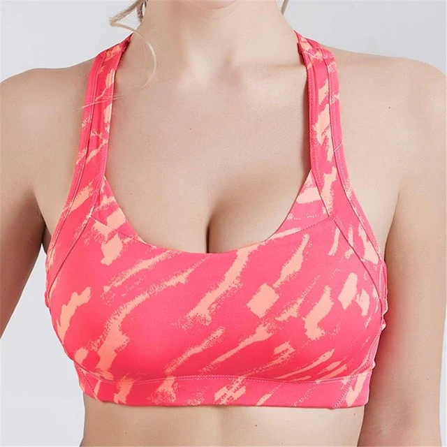 CXZD Sexy Sports Bra Top for Fitness Women Push Up Cross Straps Running Gym Femme Wear Padded Underwear Crop Tops Female - Image 4