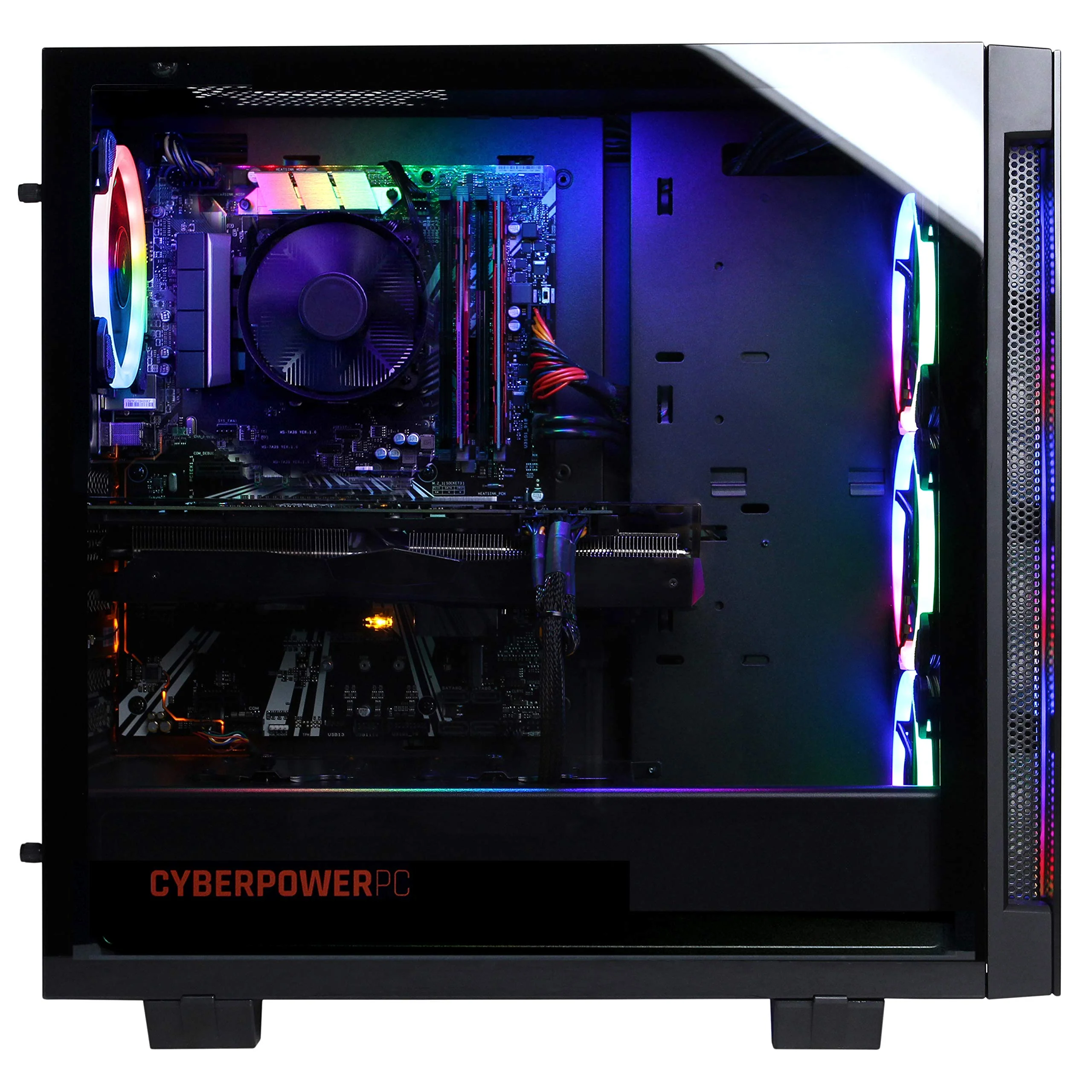 CyberpowerPC Gamer Xtreme VR Gaming PC, Intel Core i7-12700F 2.1GHz, GeForce RTX 3060 12GB, 16GB DDR4, 1TB NVMe SSD, WiFi & Win 11 Home (GXiVR8040A12), Black - Image 2