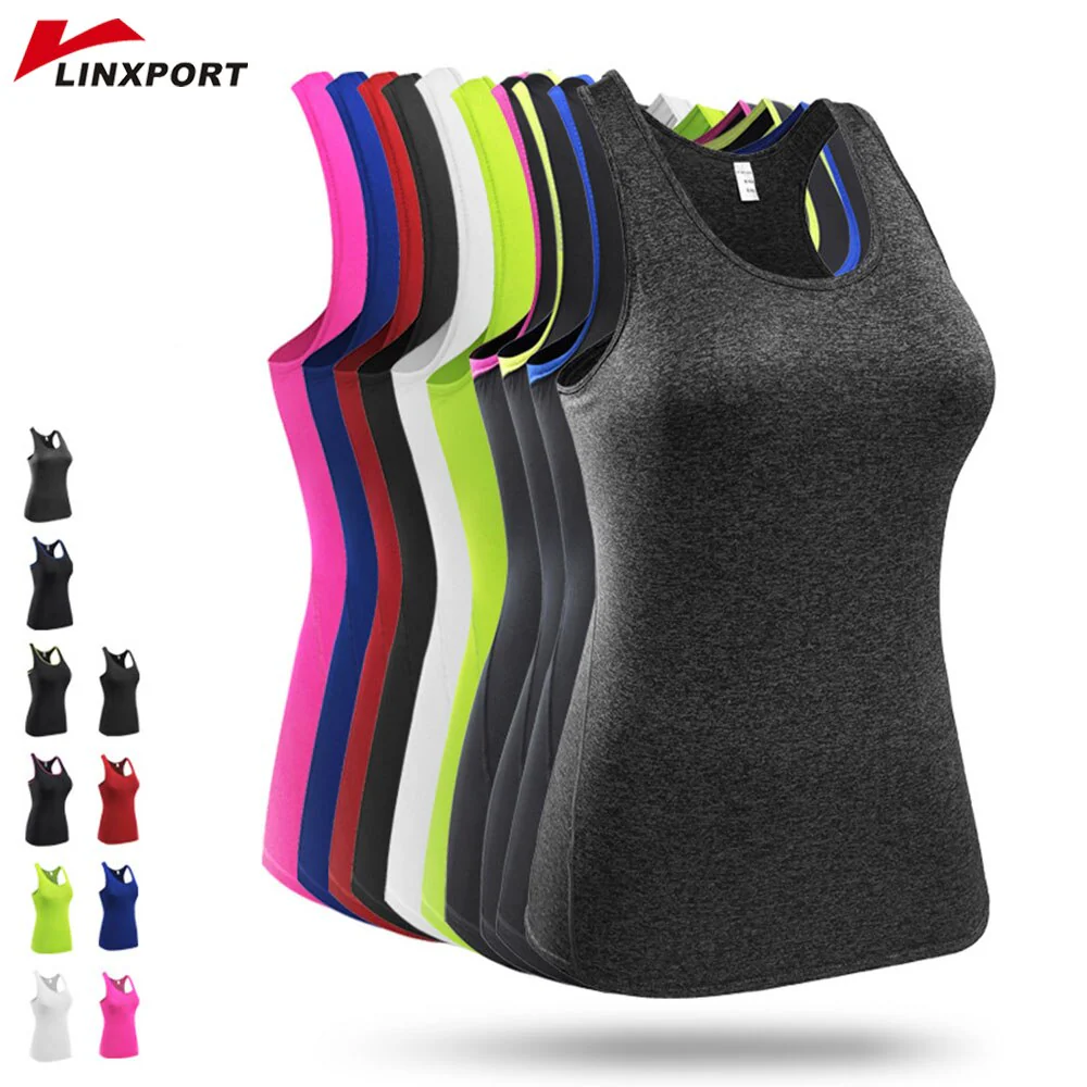 Cycling Base Layer Female Yoga Vest Sleeveless Shirts Compression Gym Clothing Fitness Training Sportswear Running Tops Jerseys - Image 17