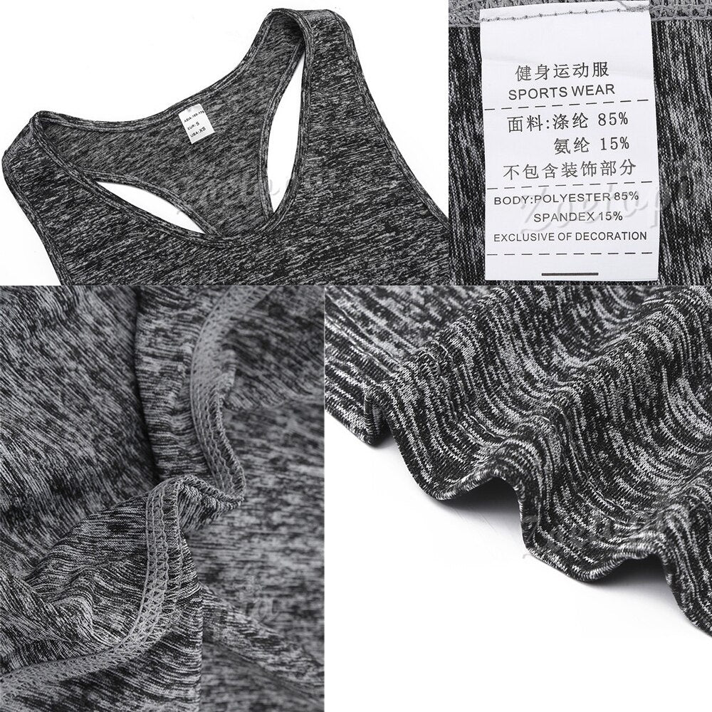 Cycling Base Layer Female Yoga Vest Sleeveless Shirts Compression Gym Clothing Fitness Training Sportswear Running Tops Jerseys - Image 18