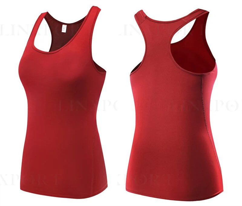Cycling Base Layer Female Yoga Vest Sleeveless Shirts Compression Gym Clothing Fitness Training Sportswear Running Tops Jerseys - Image 6