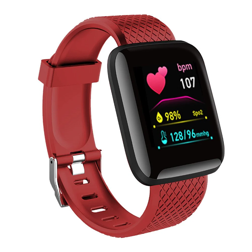 D13 Smartwatch Men women Blood pressure Heart Rate monitor Fitness Tracker Waterproof Sports 116 Plus Smart bracelets PK Y68 D18 - Image 4