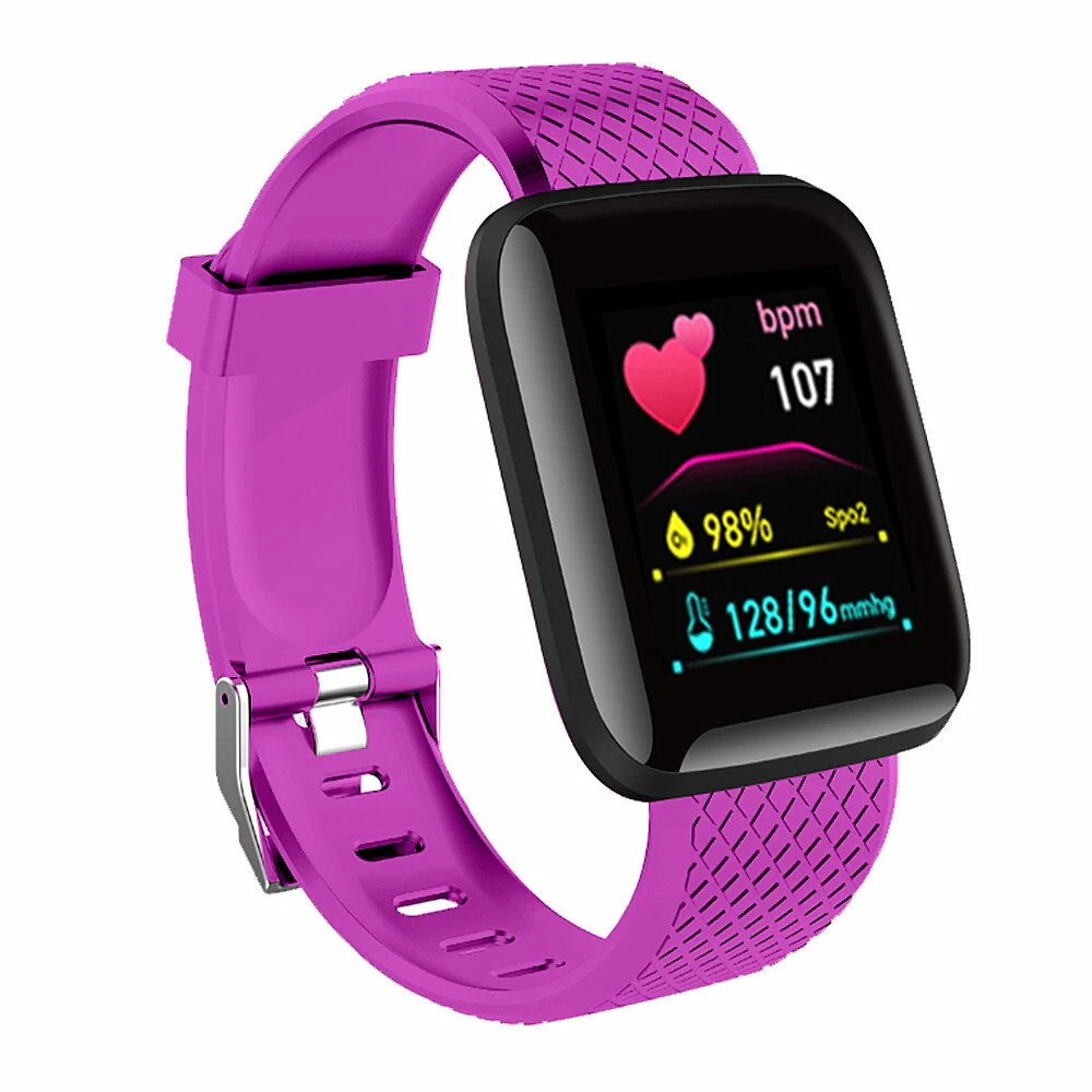 D13 Smartwatch Men women Blood pressure Heart Rate monitor Fitness Tracker Waterproof Sports 116 Plus Smart bracelets PK Y68 D18 - Image 6