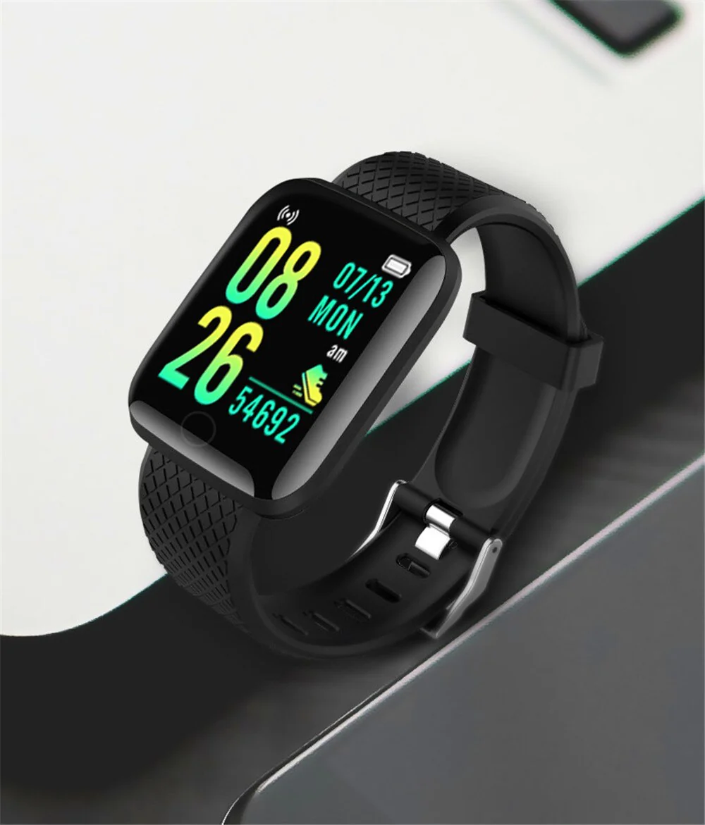 D13 Smartwatch Men women Blood pressure Heart Rate monitor Fitness Tracker Waterproof Sports 116 Plus Smart bracelets PK Y68 D18 - Image 8