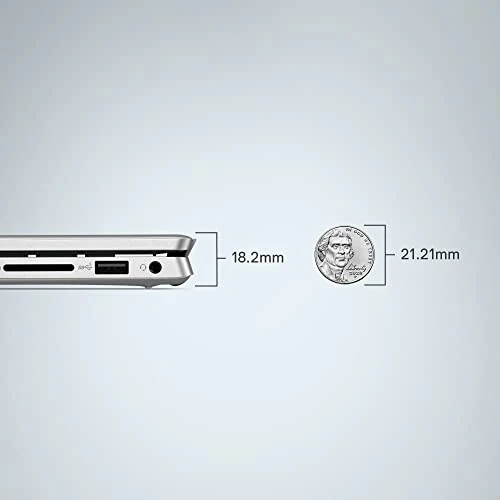 Dell Inspiron 16 5635 Laptop - AMD Ryzen 7-7730U, QHD 16 inch, 16GB LPDDR4x RAM, 1TB SSD, AMD Radeon Graphics, Windows 11 Home, 1 Year Premium Support - Platinum Silver - Image 3