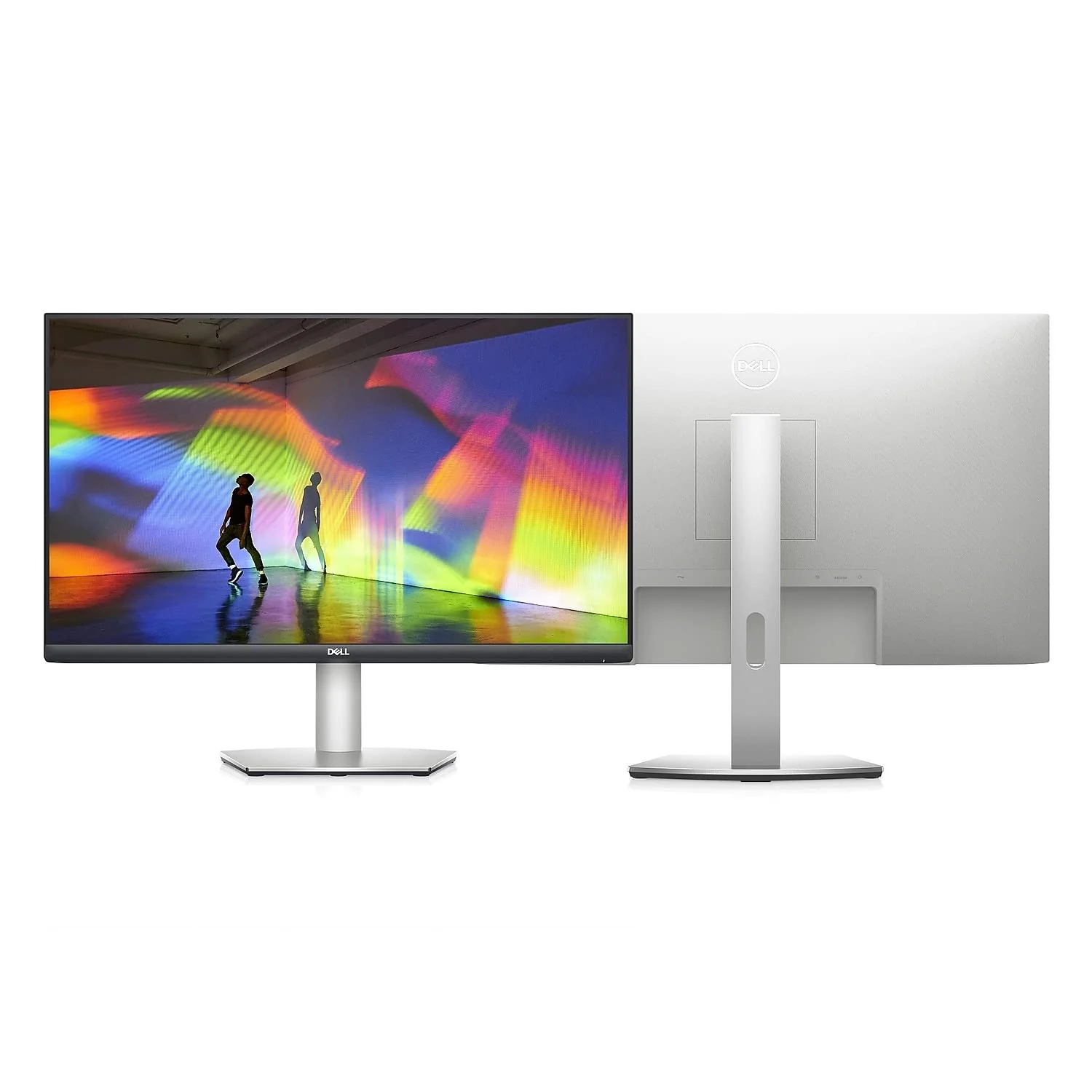 Dell S2721HS Full HD 1920 x 1080p, 75Hz IPS LED LCD Thin Bezel Adjustable Gaming Monitor, 4ms Grey-to-Grey Response Time, 16.7 Million Colors, HDMI ports, AMD FreeSync, Platinum Silver, 27.0" FHD - Image 4