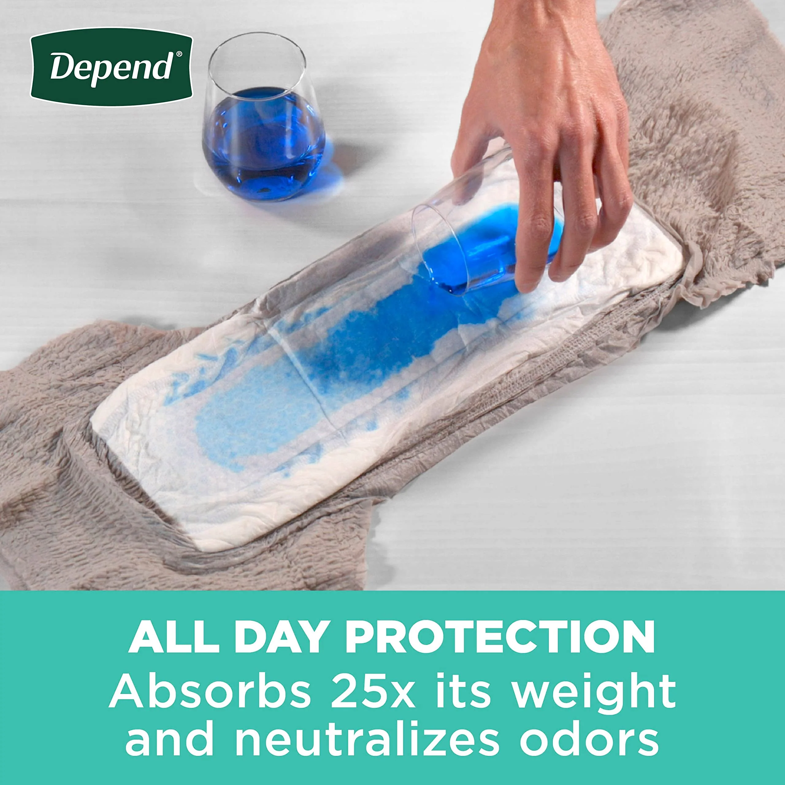 Depend Fresh Protection Adult Incontinence Underwear for Men (Formerly Depend Fit-Flex), Disposable, Maximum, Large, Grey, 72 Count (2 Packs of 36), Packaging May Vary - Image 6