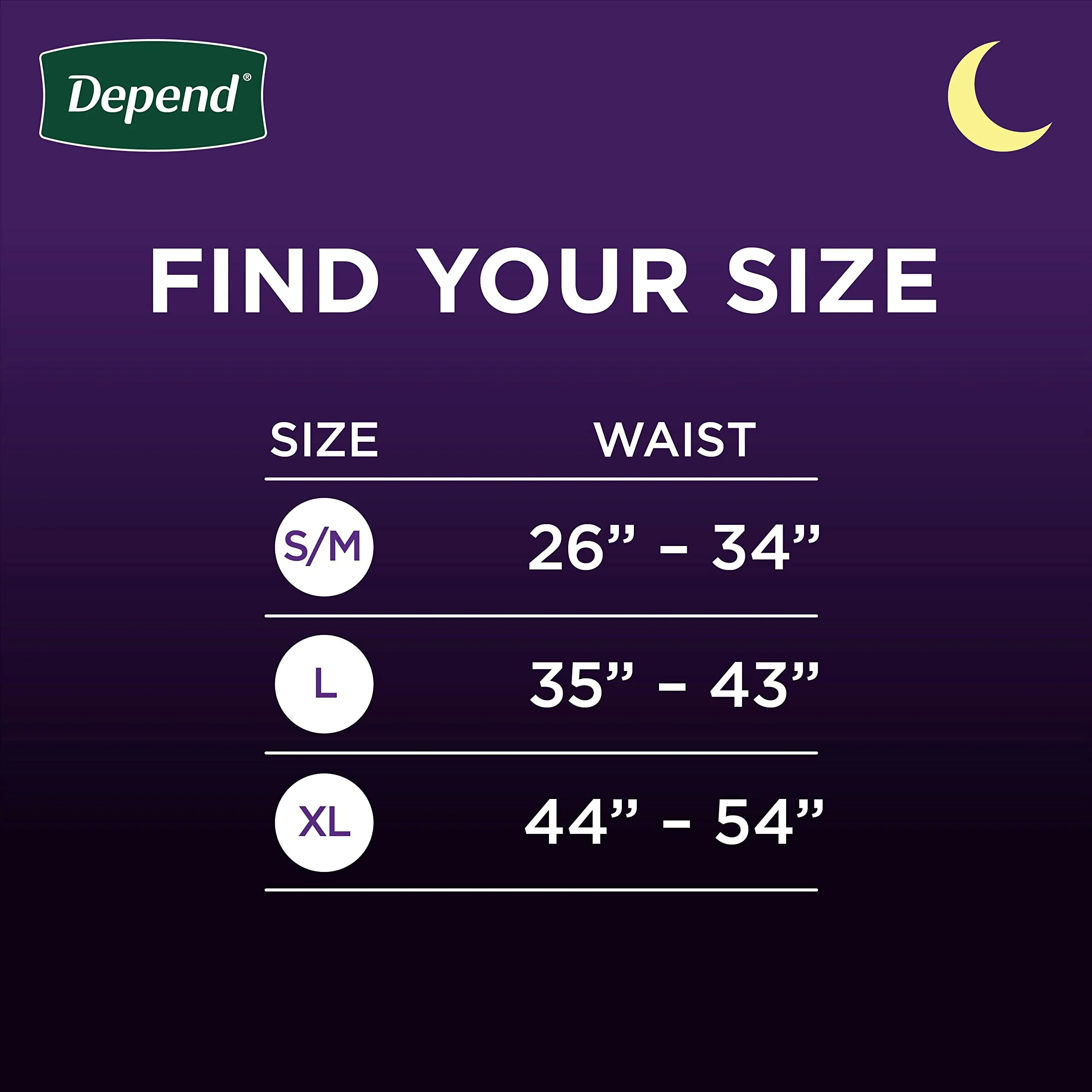 Depend Night Defense Adult Incontinence Underwear for Men, Disposable, Overnight, Large, Grey, 56 Count (4 Packs of 14), Packaging May Vary - Image 5