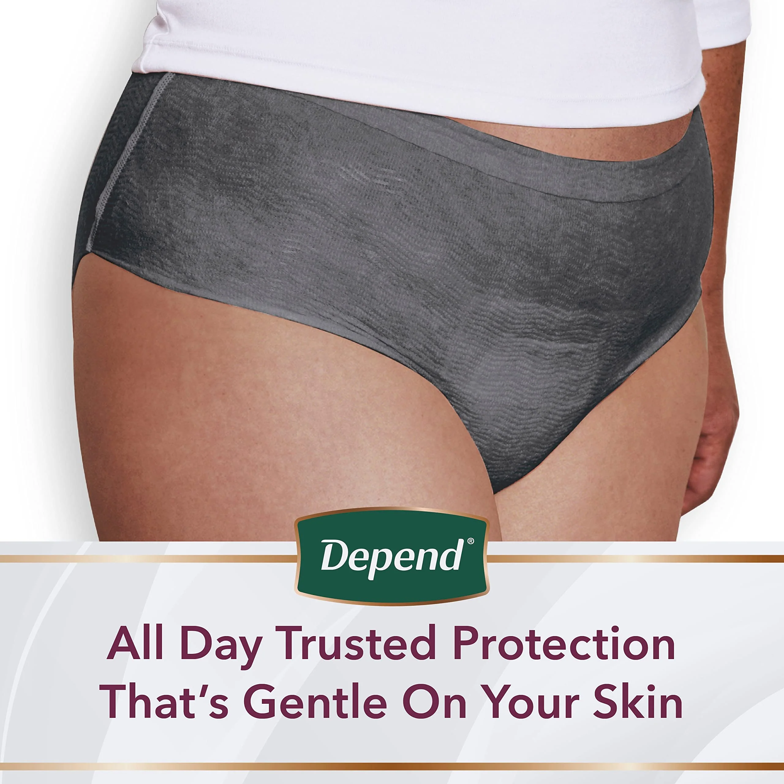 Depend Silhouette Adult Incontinence and Postpartum Underwear for Women, Small, Maximum Absorbency, Berry, 60 Count (2 Packs of 30), Packaging May Vary - Image 6