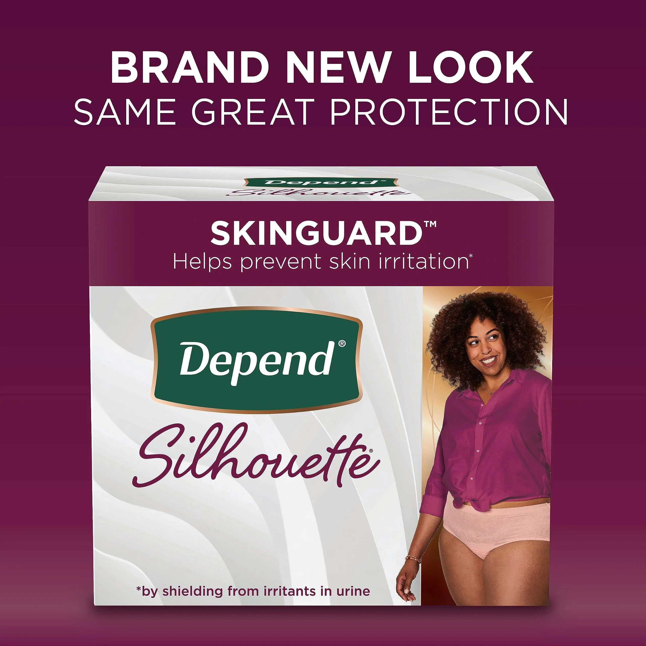 Depend Silhouette Adult Incontinence and Postpartum Underwear for Women, Small, Maximum Absorbency, Berry, 60 Count (2 Packs of 30), Packaging May Vary - Image 7