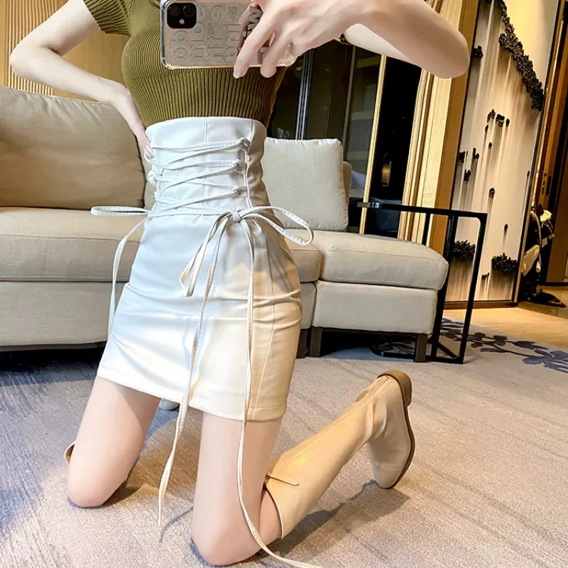 Design Sense Lace-up Autumn Elegant Hot Girl Skirt - Image 7