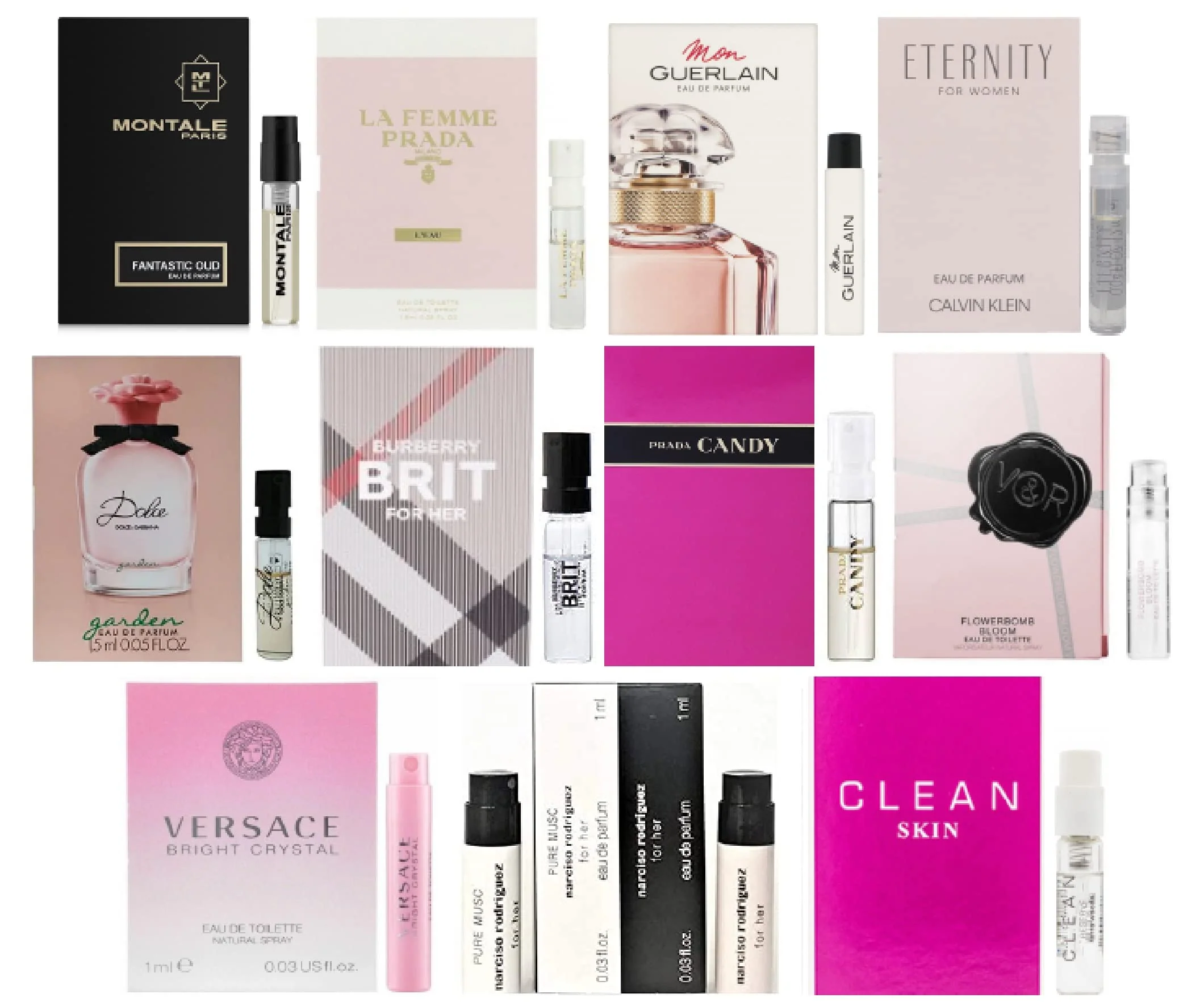 Designer Perfume Sampler Set Lot x 12 Sample Vials - High End Fragrance Samples for Women, 12 Piece Set - Image 4