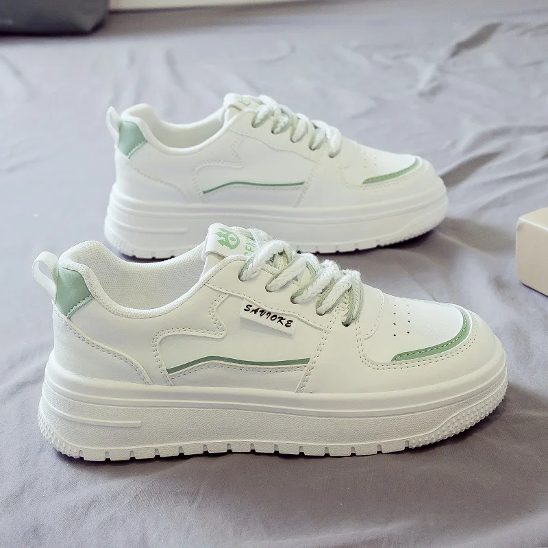 Designer Platform Running Sneakers Women  Tennis shoes Woman Walking Chunky Sneakers white Casual Slip on Vulcanized Shoes - Image 6