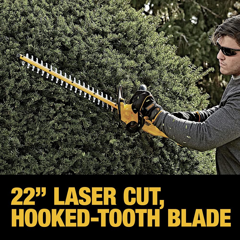 DEWALT 20V* MAX Cordless Hedge Trimmer, 22 Inches, Tool Only (DCHT820B) - Image 4
