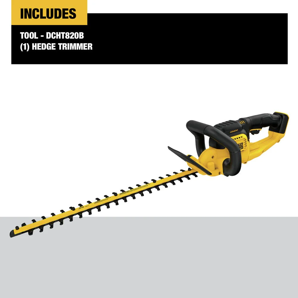 DEWALT 20V* MAX Cordless Hedge Trimmer, 22 Inches, Tool Only (DCHT820B) - Image 8