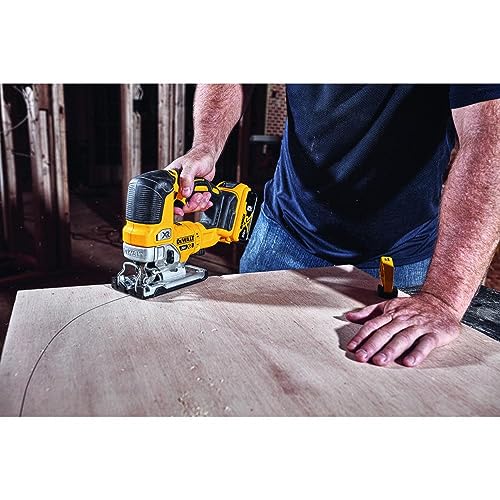 DEWALT 20V MAX XR Jig Saw, 3,200 Blade Speed, Cordless, Brushless Motor, LED Light, Bare Tool Only (DCS334B) - Image 4