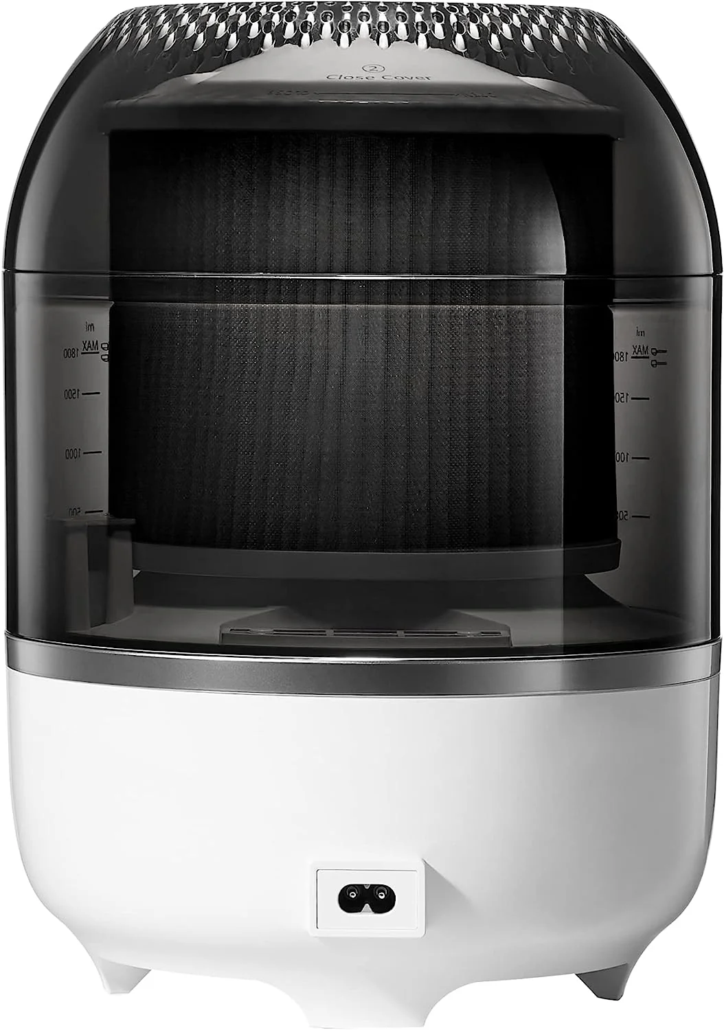 DH Lifelabs | Aaira Mini Hydrating Air Purifiers | Eliminates 99.9% of Bacteria Viruses Mold | HOCl Cleans Moisturizes Air Odor Eliminator for Smokers | Coverage 323 Sq Ft for Large Room Bedroom Home Mini Grey - Image 7
