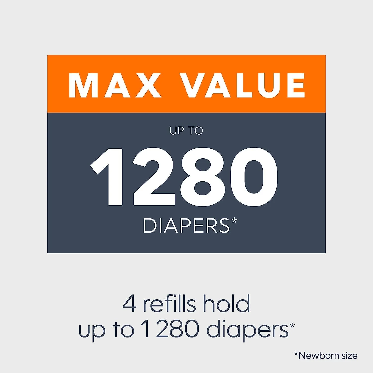 Diaper Genie Essentials Round Refill 4-Pack | Holds Up to 1280 Newborn Diapers | Features Unscented Continuous Film | Compatible with Diaper Genie Complete and Expressions Pails - Image 3
