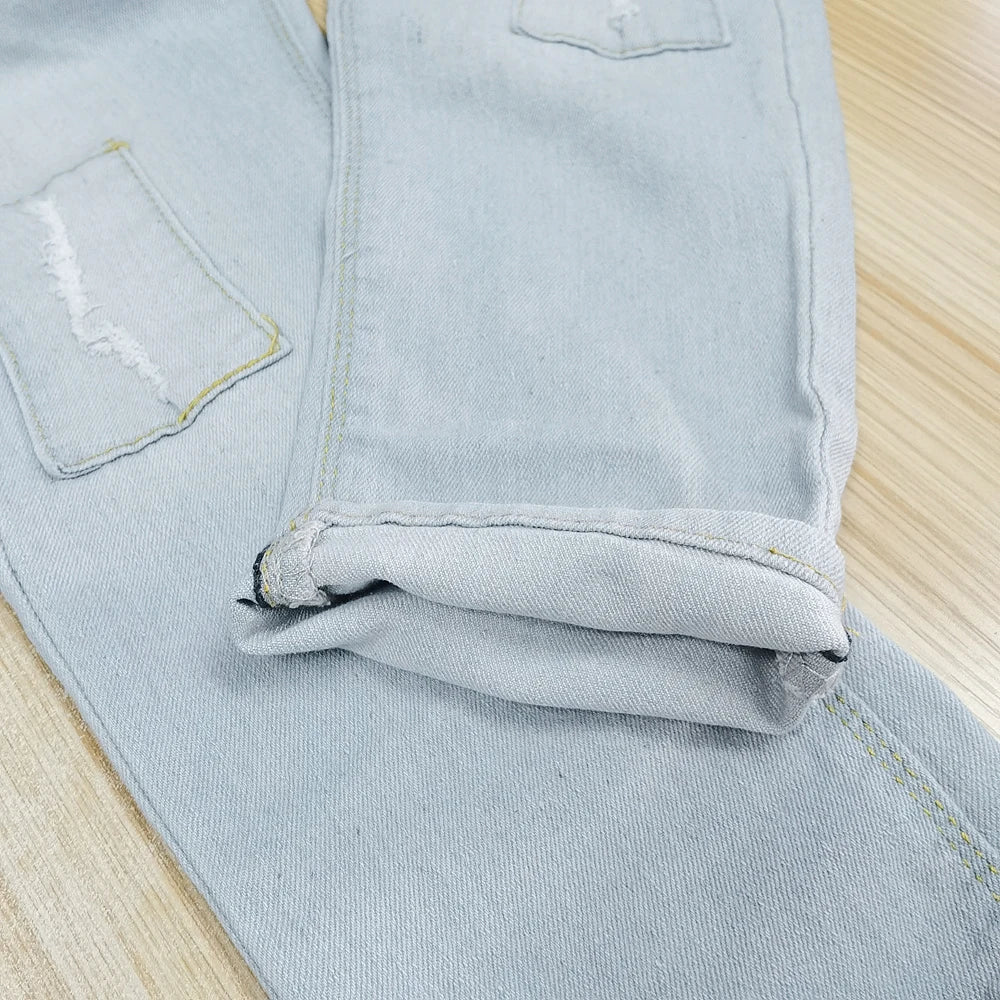 DIIMUU Kids Skinny Jeans Boys Denim Clothing Bottoms Casual Trousers Children Clothes Pants Infant Toddler Garments Jean - Image 4