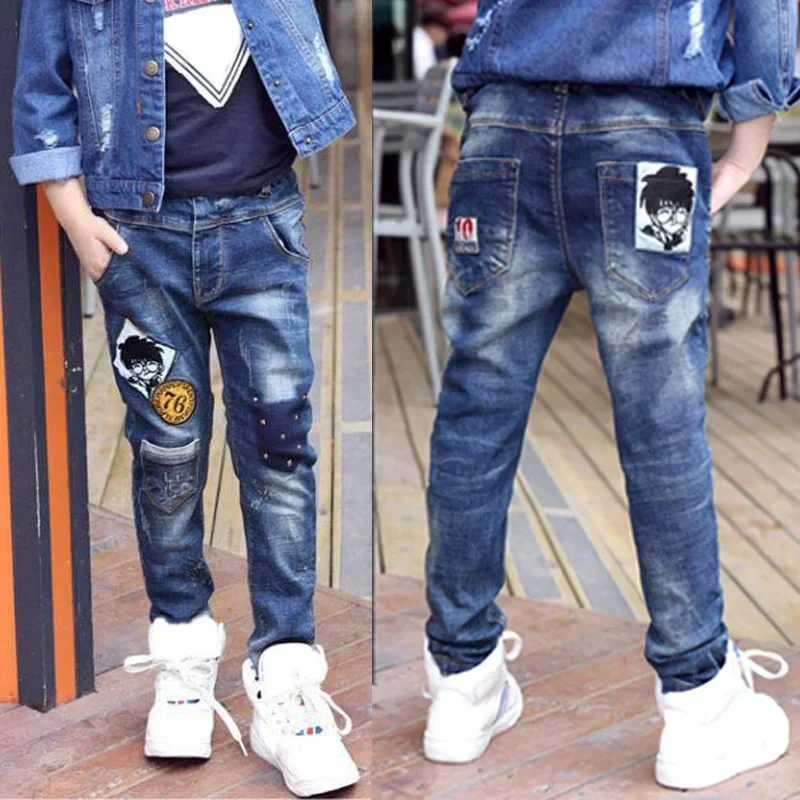 DIIMUU Kids Skinny Jeans Boys Denim Clothing Bottoms Casual Trousers Children Clothes Pants Infant Toddler Garments Jean - Image 8
