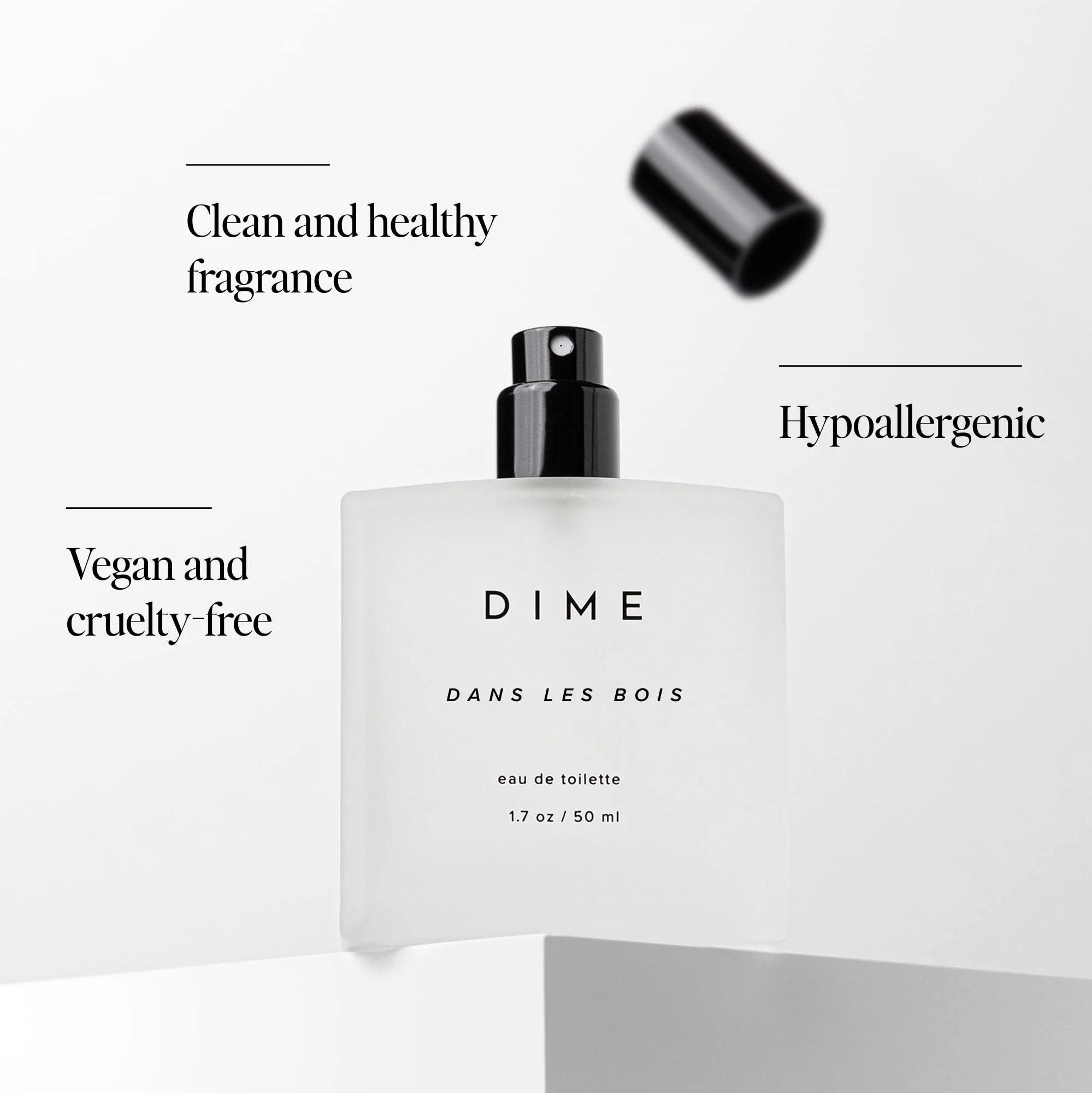 DIME Beauty Perfume Dans Les Bois, Feminine and Bold Scent, Hypoallergenic, Clean Perfume, Eau de Toilette For Women, 1.7 oz / 50 ml - Image 2