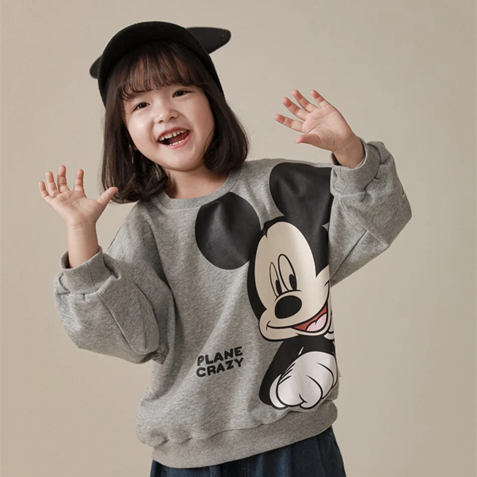 Disney Children's Sweatshirt Mickey Mouse Clothing Baby Boys Girls Long Sleeve Pullover Toddler Sweater Autumn Hoodie Clothes - Image 7