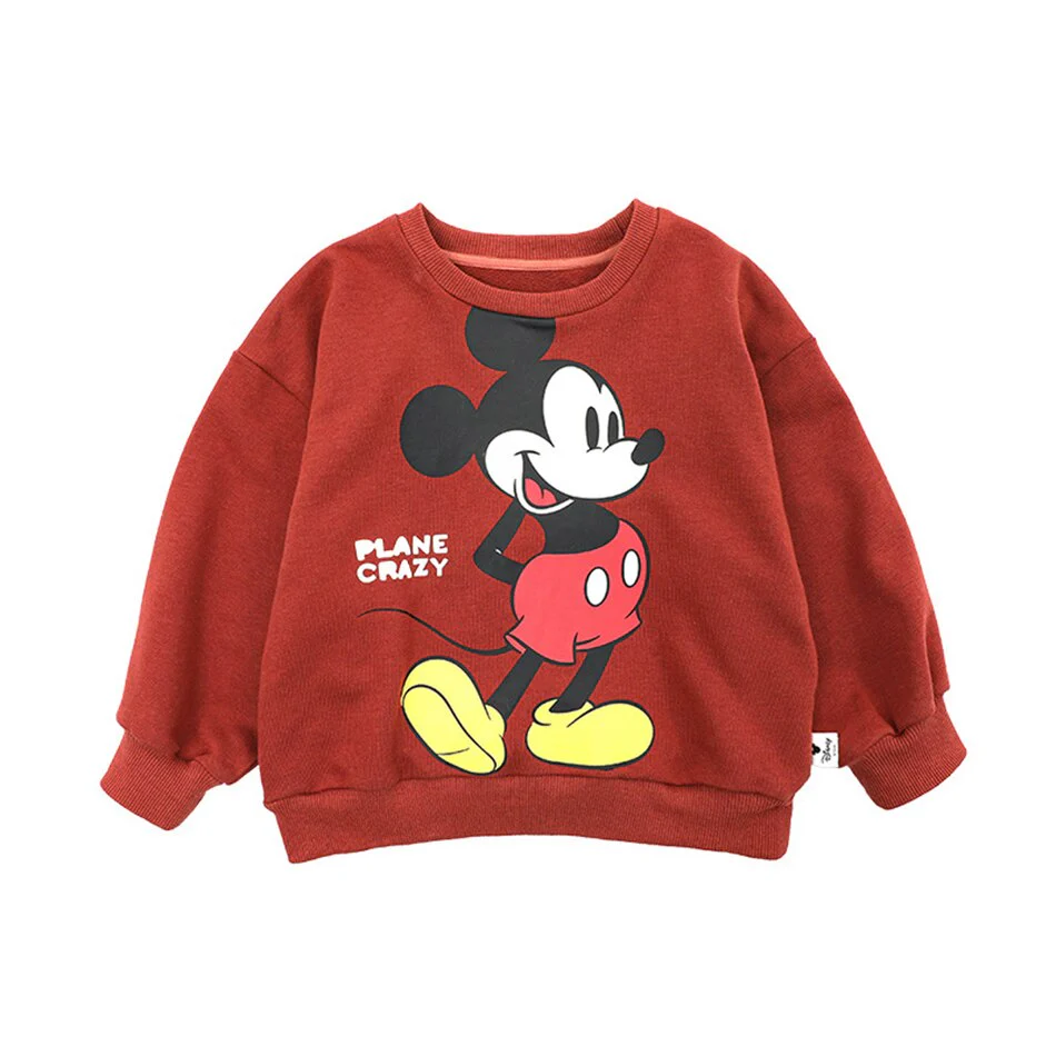 Disney Children's Sweatshirt Mickey Mouse Clothing Baby Boys Girls Long Sleeve Pullover Toddler Sweater Autumn Hoodie Clothes - Image 8