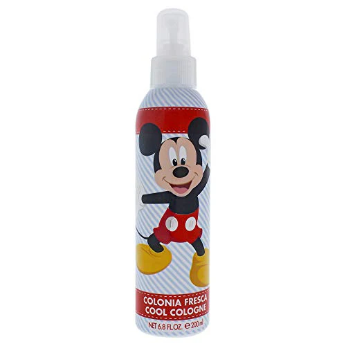 Disney Cool Cologne 200ml Made in Spain, Red, White, Black, Mickey Mouse Body Spray for Kids by Air Val International, 6.8 Oz - Image 2