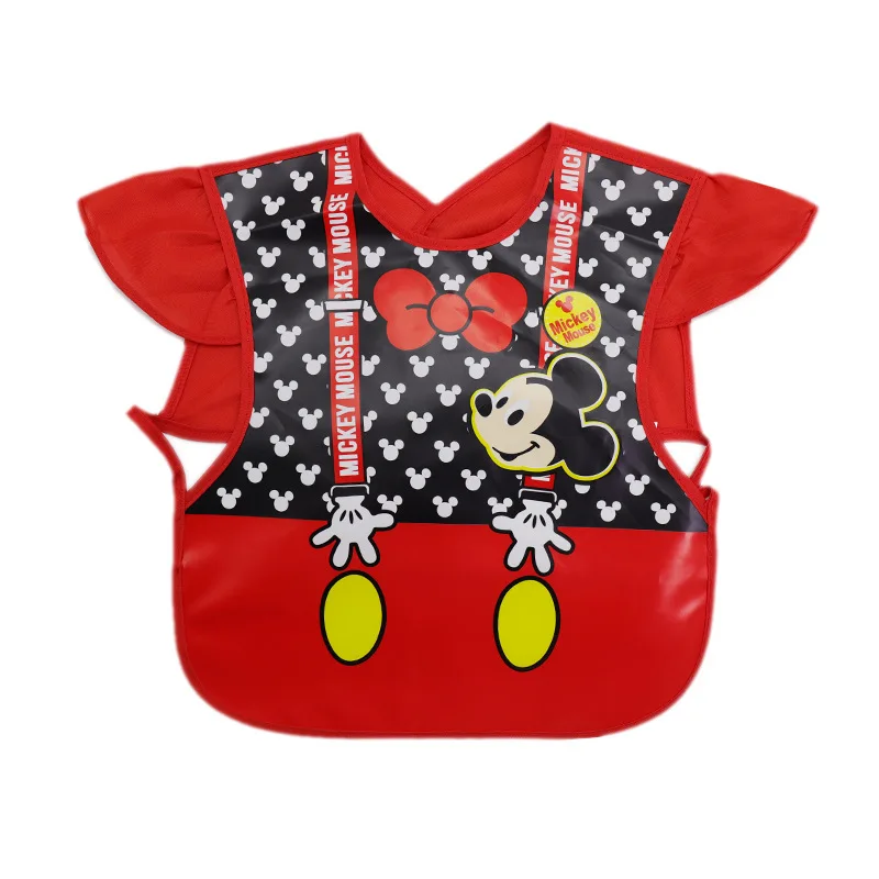 Disney Cute Baby Adjustable Bibs EVA Waterproof Sleeveless Lunch Feeding Bibs Baby Cartoon Feeding Cloth Children Baby Apron - Image 10
