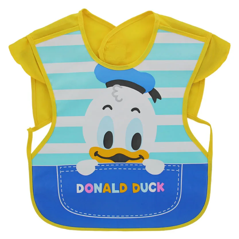 Disney Cute Baby Adjustable Bibs EVA Waterproof Sleeveless Lunch Feeding Bibs Baby Cartoon Feeding Cloth Children Baby Apron - Image 16