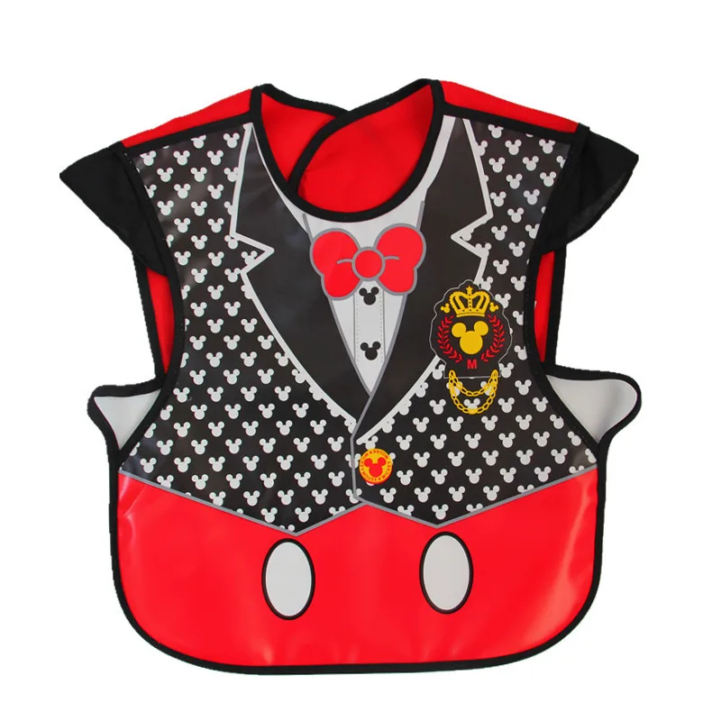 Disney Cute Baby Adjustable Bibs EVA Waterproof Sleeveless Lunch Feeding Bibs Baby Cartoon Feeding Cloth Children Baby Apron - Image 17