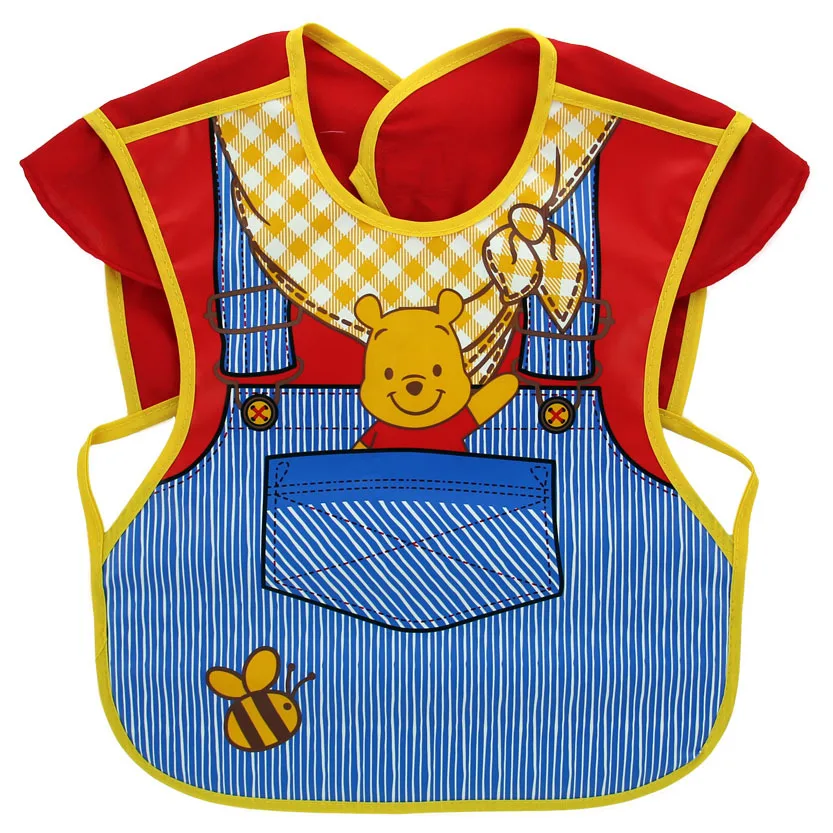 Disney Cute Baby Adjustable Bibs EVA Waterproof Sleeveless Lunch Feeding Bibs Baby Cartoon Feeding Cloth Children Baby Apron - Image 22