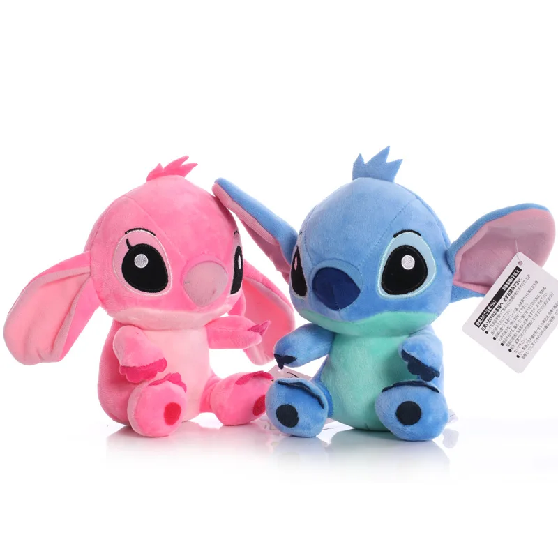 Disney Lilo & Stitch Couple Models Cartoon Stuffed Plush Dolls Anime Plush Baby Toys Pendant Toys Girl Kids Birthday Gift - Image 9