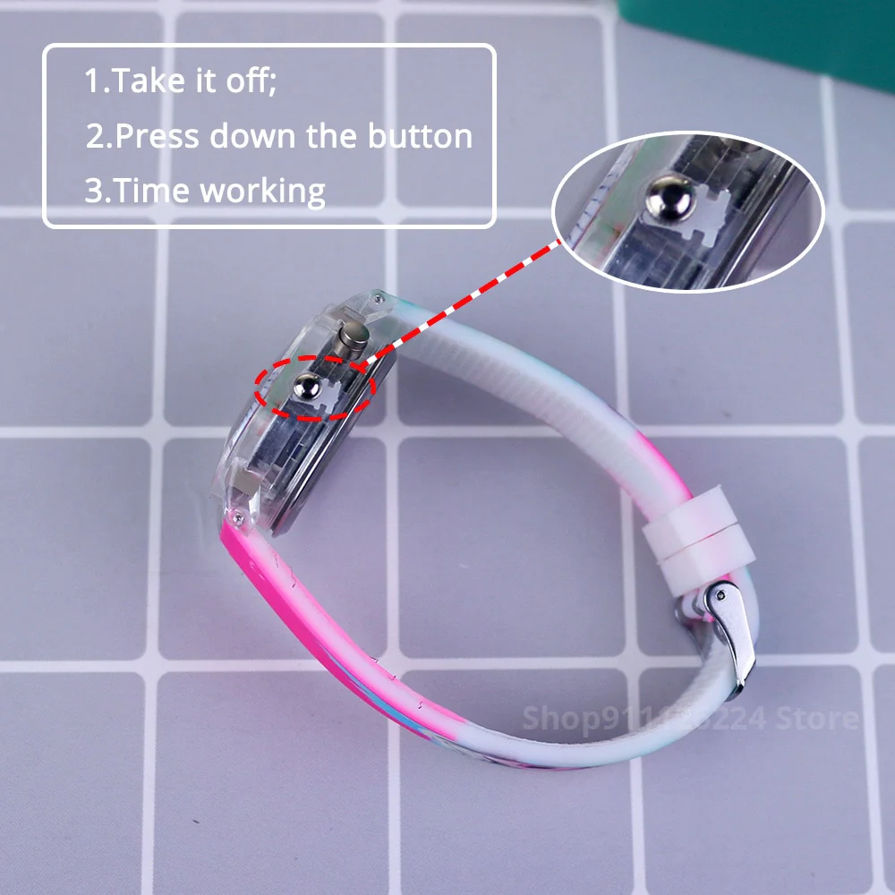 Disney Princess Elsa Kids Watches Girls Silicone Strap Cartoon Rabbit Dinosaur Light Children Wrist Watch Clock reloj infantil - Image 27