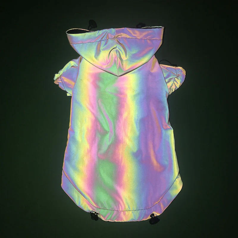 Dog Clothes Flashing Pet Dogs Hoodie For Dog Coat Waterproof Reflective Clothing For Large Small Dogs Puppy Jacket Pug - Image 5