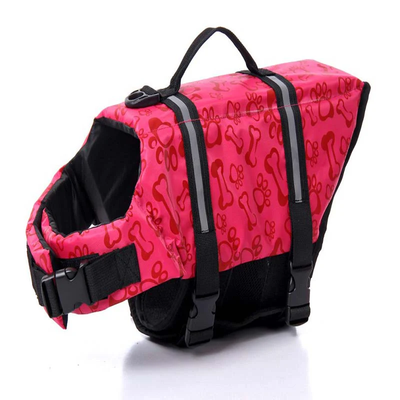 Dog Life Vest Summer Printed Pet Life Jacket Dog Safety Clothes Dogs Swimwear Pets Safety Swimming Suit - Image 9