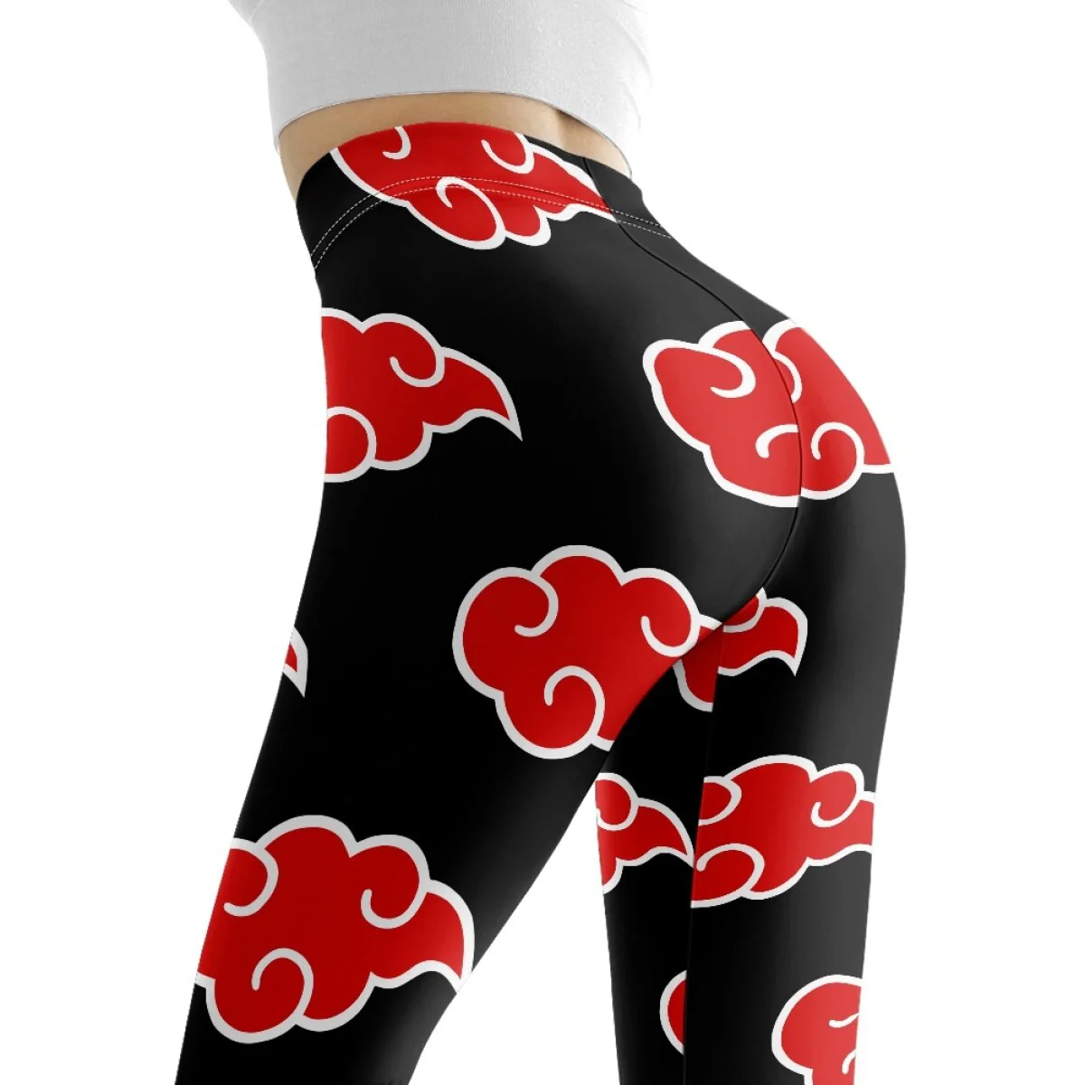 Doginthehole Anime Akatsuki Design Female Slim Leggings Fitness Seamless Gym Sport Pants Comfortable Stretch Yoga Clothing - Image 12