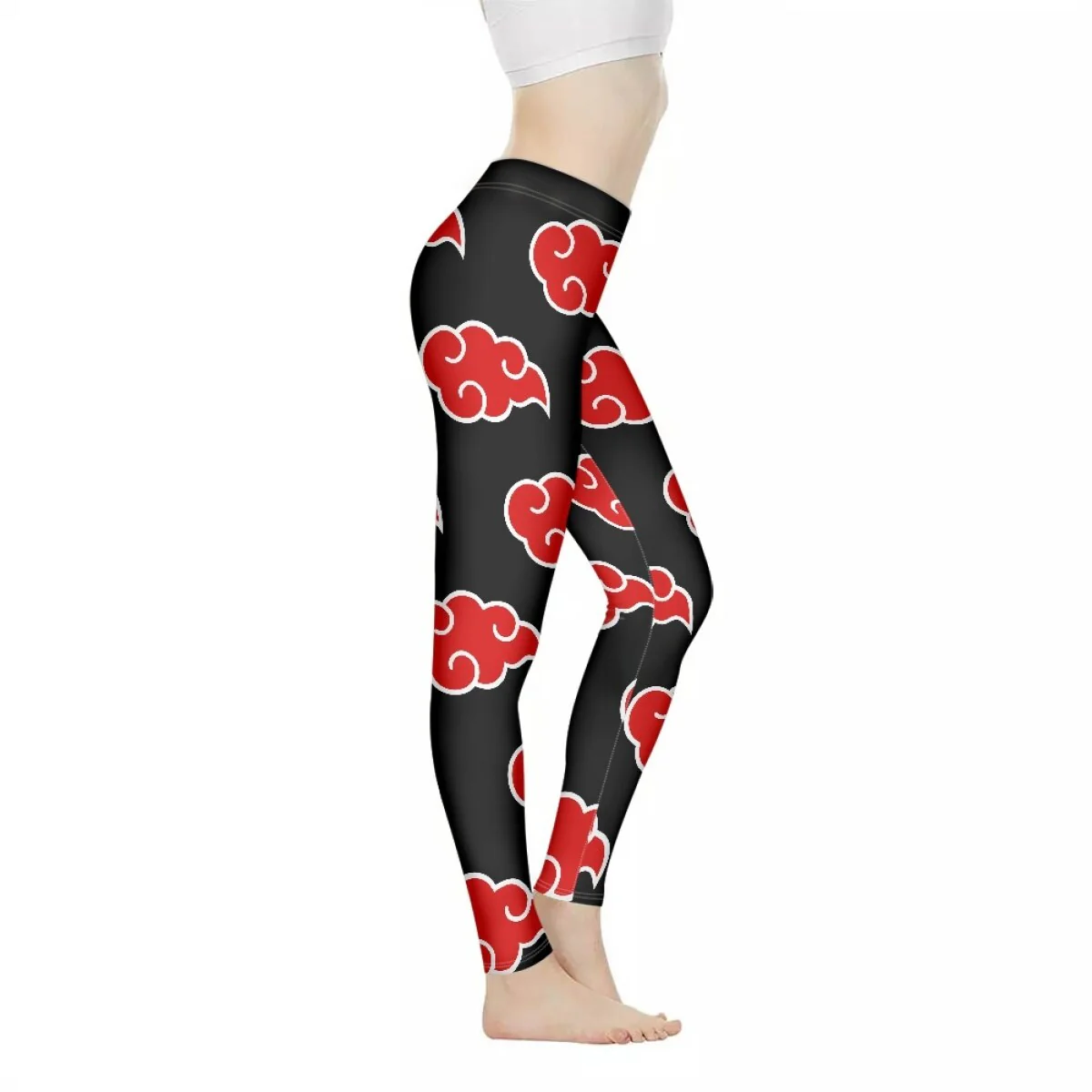 Doginthehole Anime Akatsuki Design Female Slim Leggings Fitness Seamless Gym Sport Pants Comfortable Stretch Yoga Clothing - Image 15